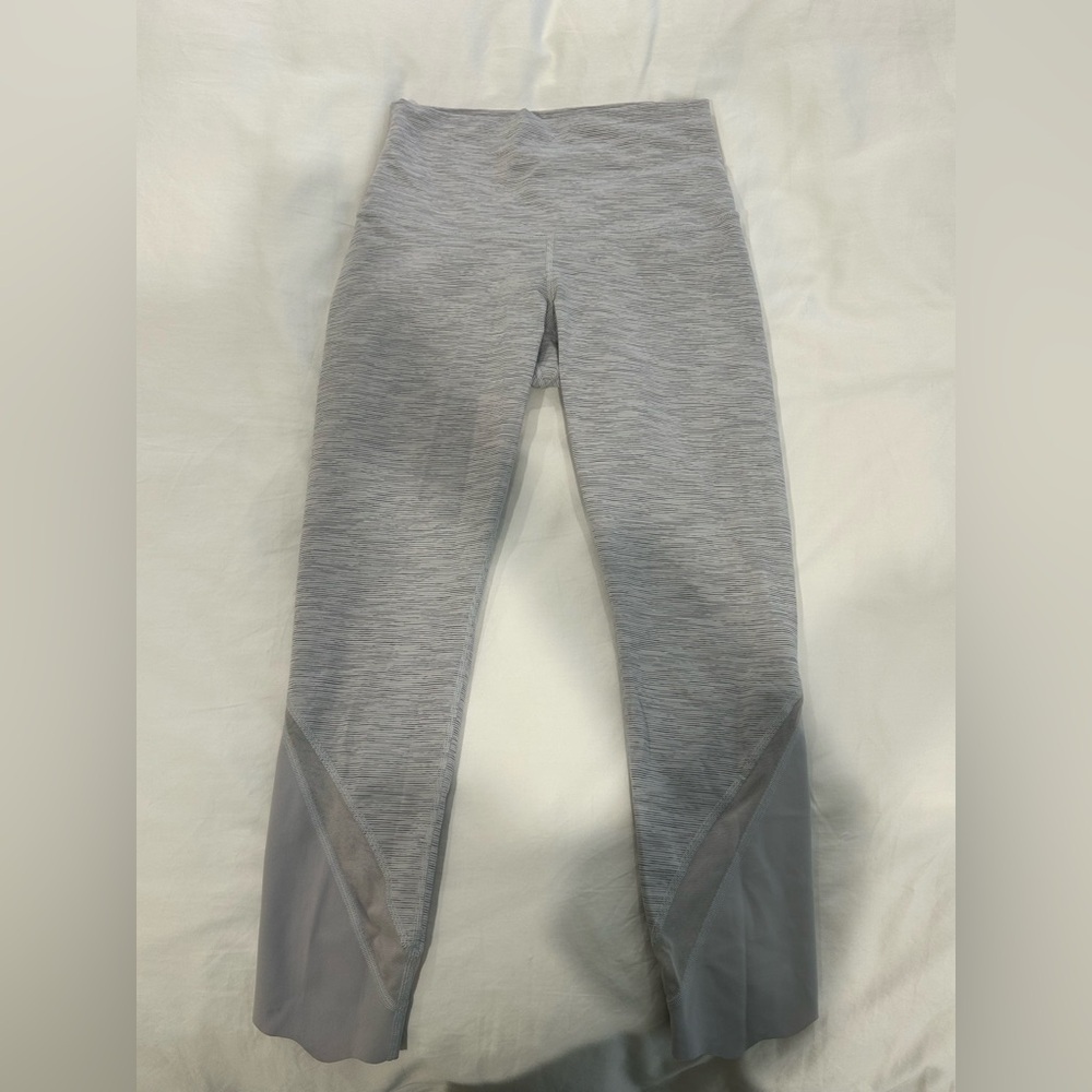 Gray High-Waisted Lu Lu Lemon Leggings